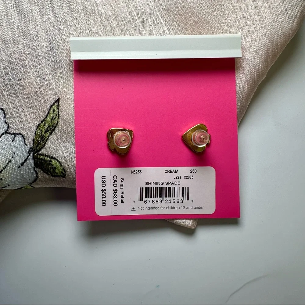 Kate Spade Shining Spade Earrings - Picture 4 of 4